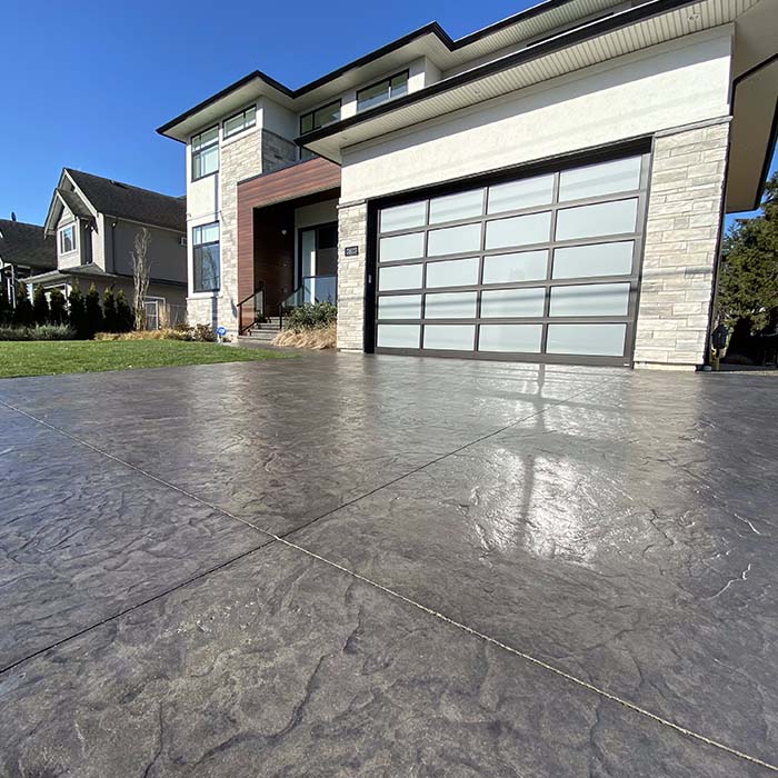 concrete driveway