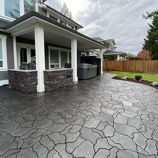 flagstone patio